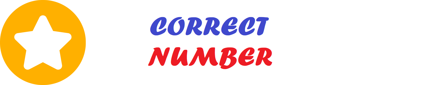 CORRECT NUMBER